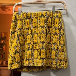 Zara fuzzy knit mini skirt